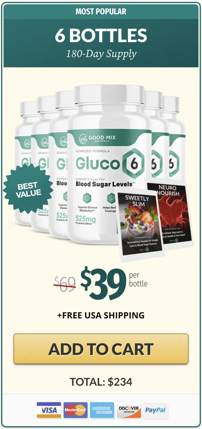 Gluco6 Buy Six Bottles