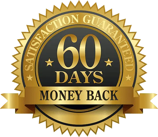 Gluco6 60-Day Money-Back Guarantee Badge